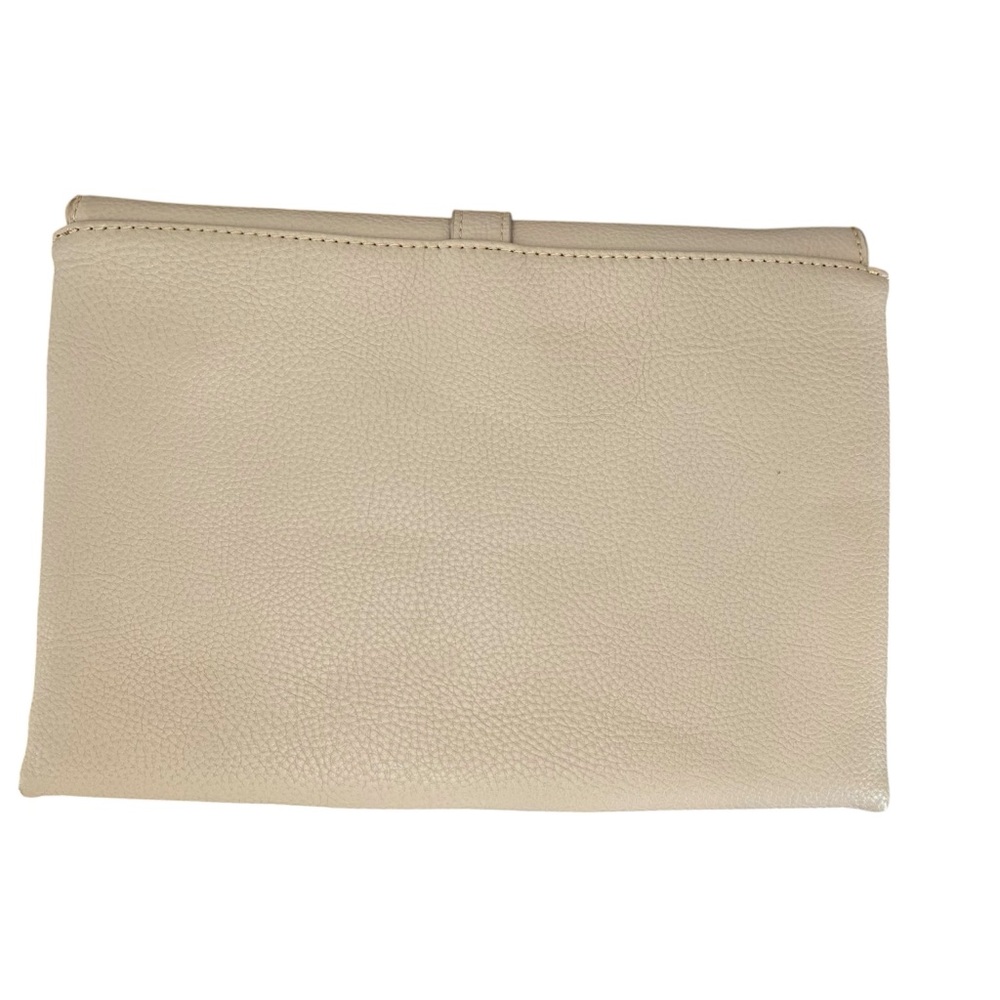 Moda Luxe  Maggie Vegan Leather Clutch Tassel Cream Western Desert Boho handbag - Picture 5 of 11